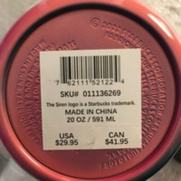 Starbucks Pink Ombre Stainless Steel Tumbler - Picture 8 of 8